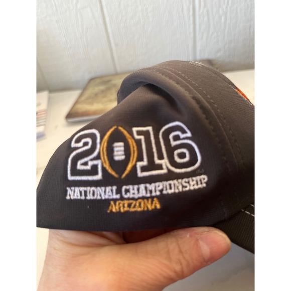 Clemson Tigers 2016 National Championship Baseball Cap Orange Paw Logo 47 Brand - Picture 3 of 4